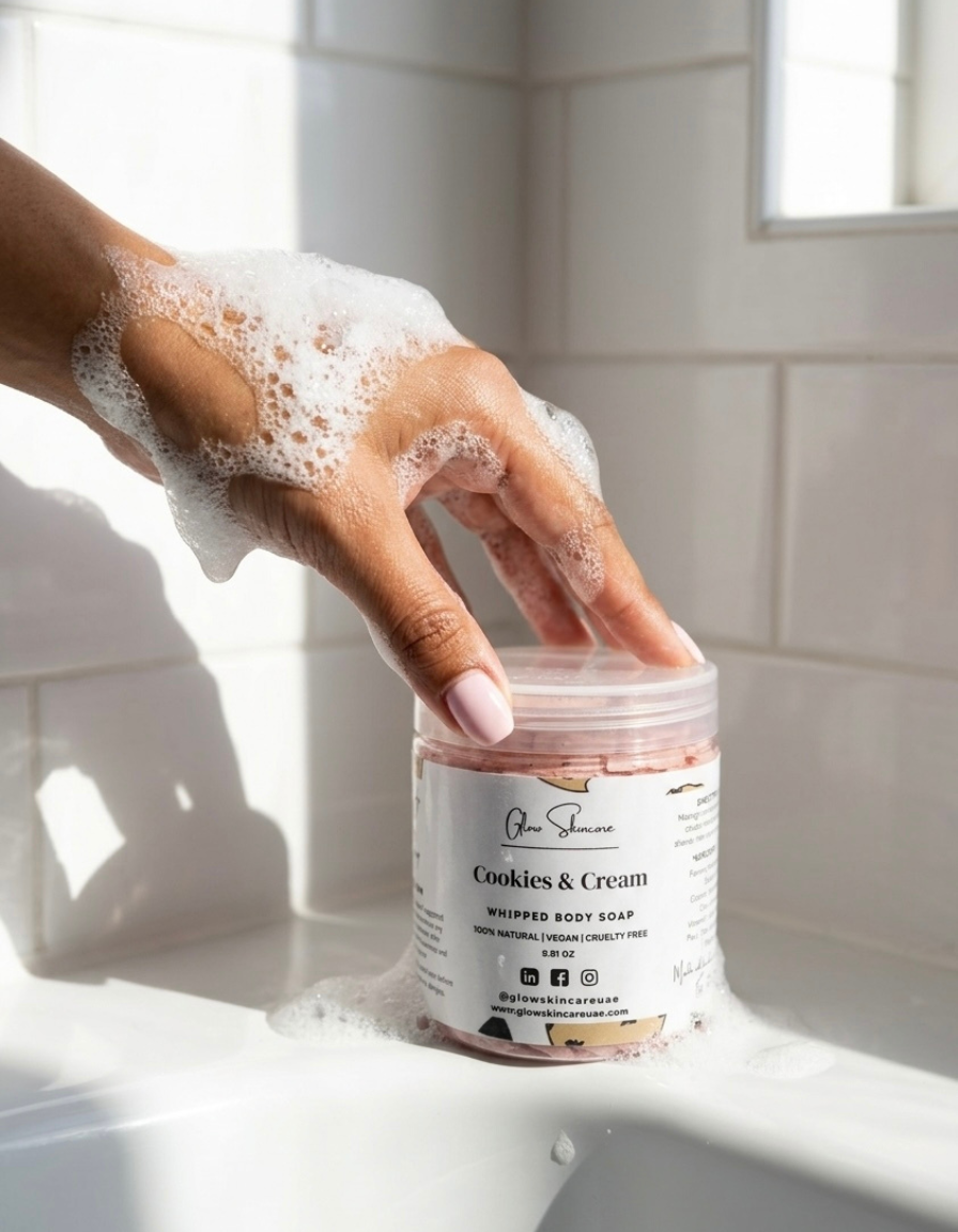 Cookies & Cream Whipped Body Soap – UAE
