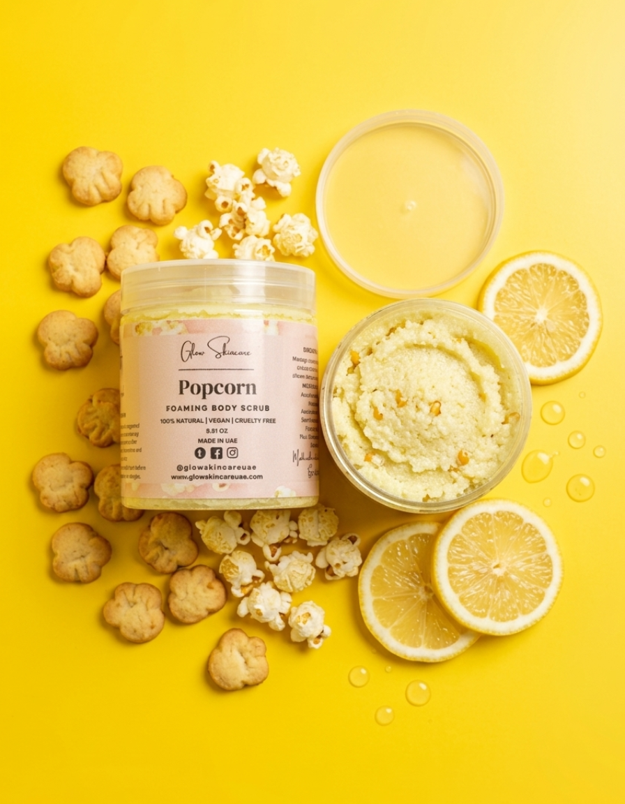 Popcorn Foaming Body Scrub – UAE