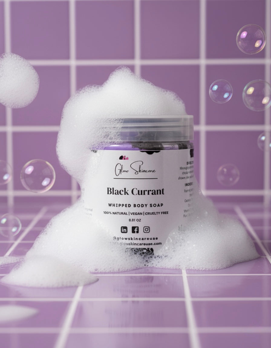 Black Currant Whipped Body Soap – UAE