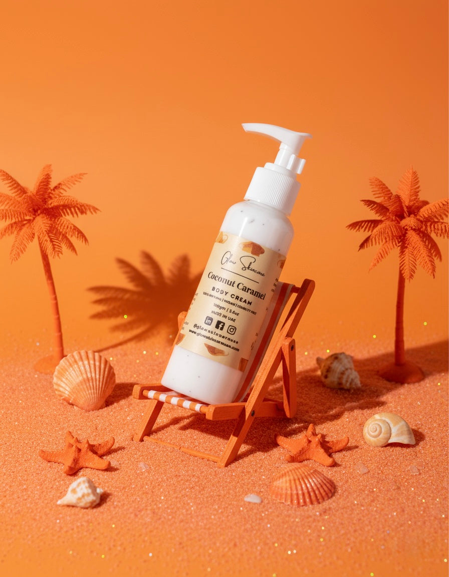Tropical Coconut Caramel Lotion – Soft, Glowing Skin UAE