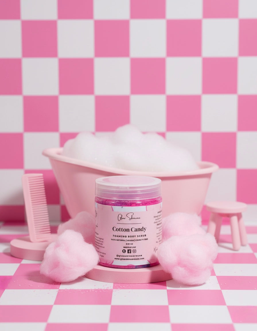 Sweet Cotton Candy Body Scrub – UAE
