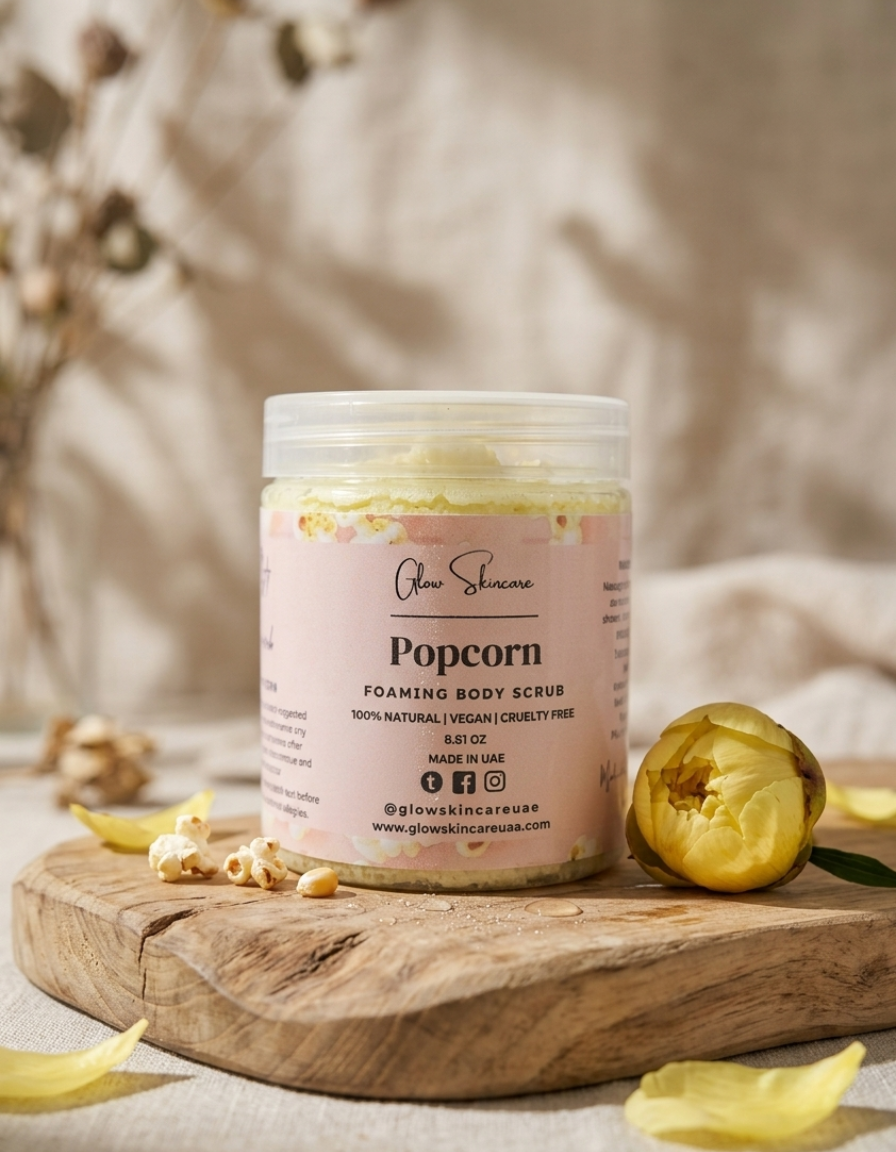 Popcorn Foaming Body Scrub – UAE