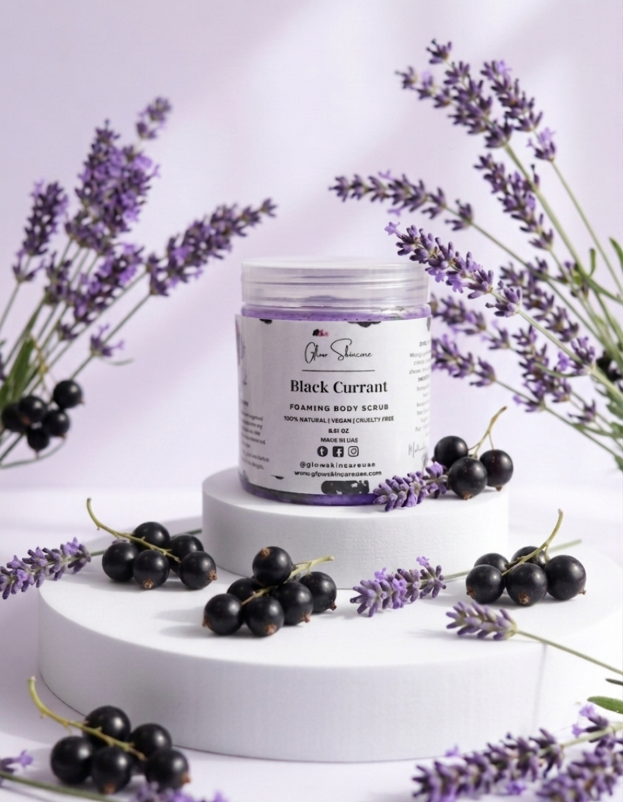 Black Currant Foaming Body Scrub – UAE