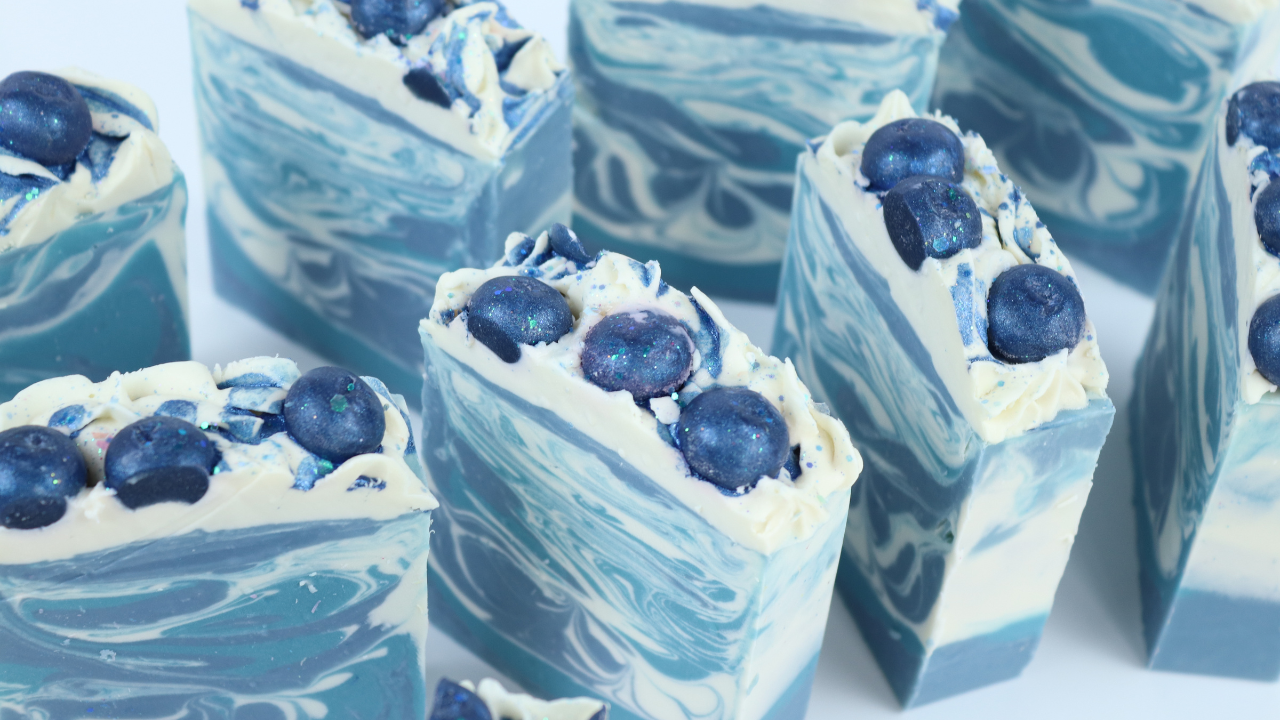 BLUEBERRY SOAP HANDMADE IN UAE