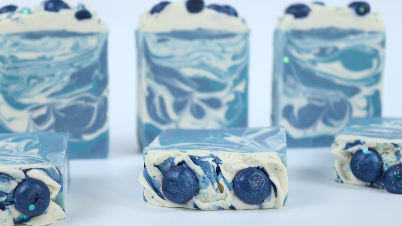 BLUEBERRY SOAP HANDMADE IN UAE