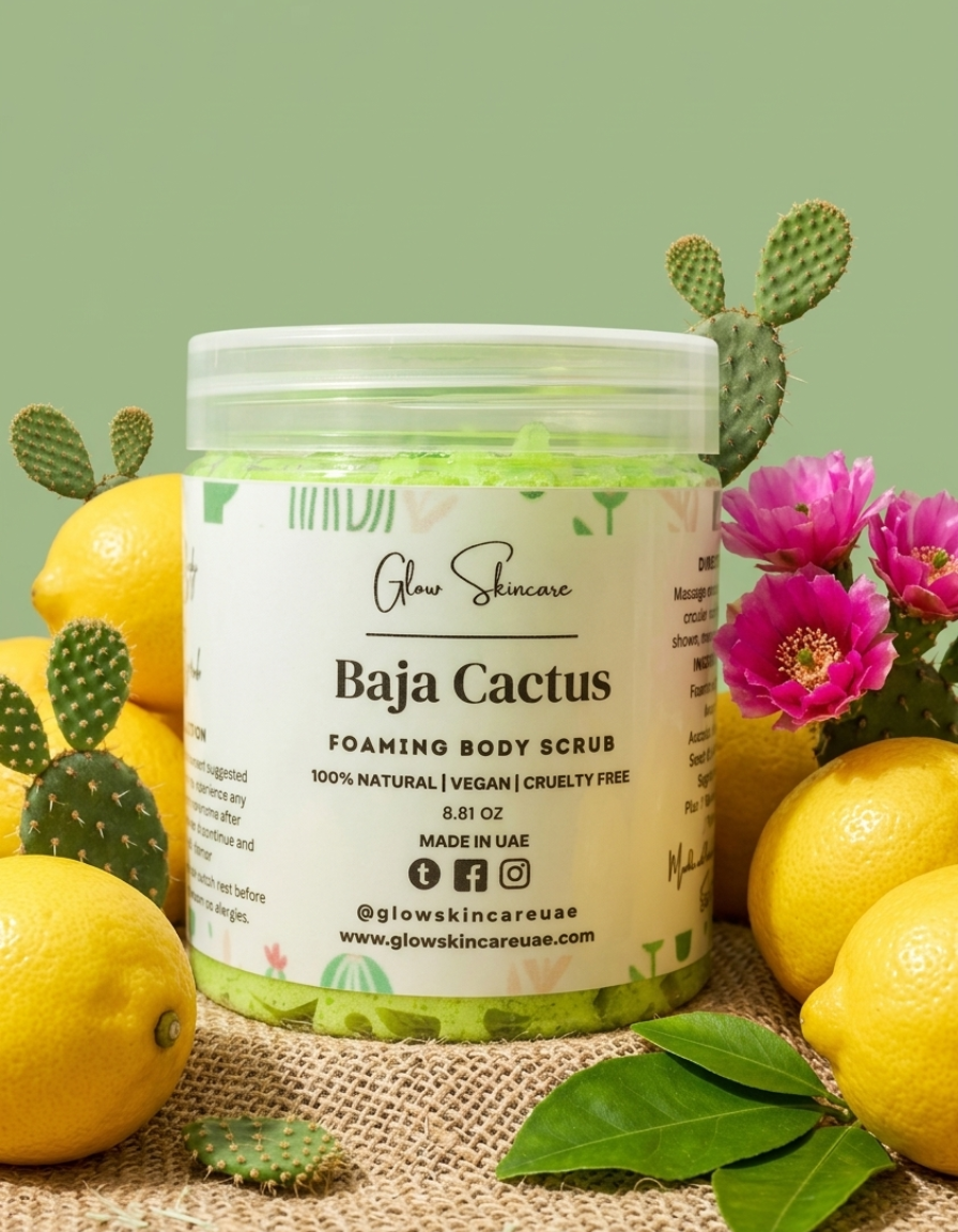 Baja Cactus Foaming Body Scrub – UAE