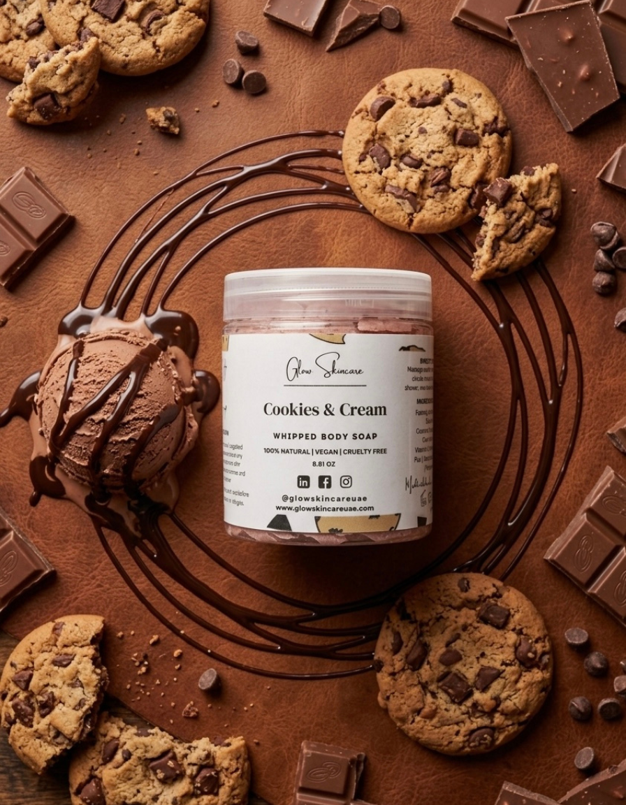 Cookies & Cream Whipped Body Soap – UAE