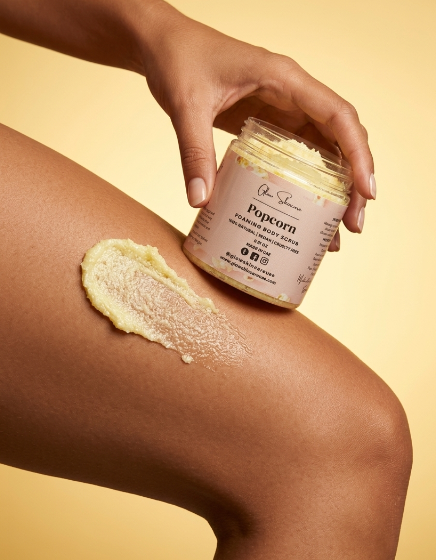 Popcorn Foaming Body Scrub – UAE
