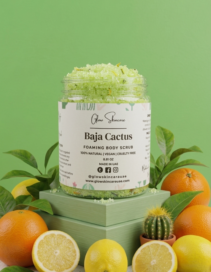 Baja Cactus Foaming Body Scrub – UAE