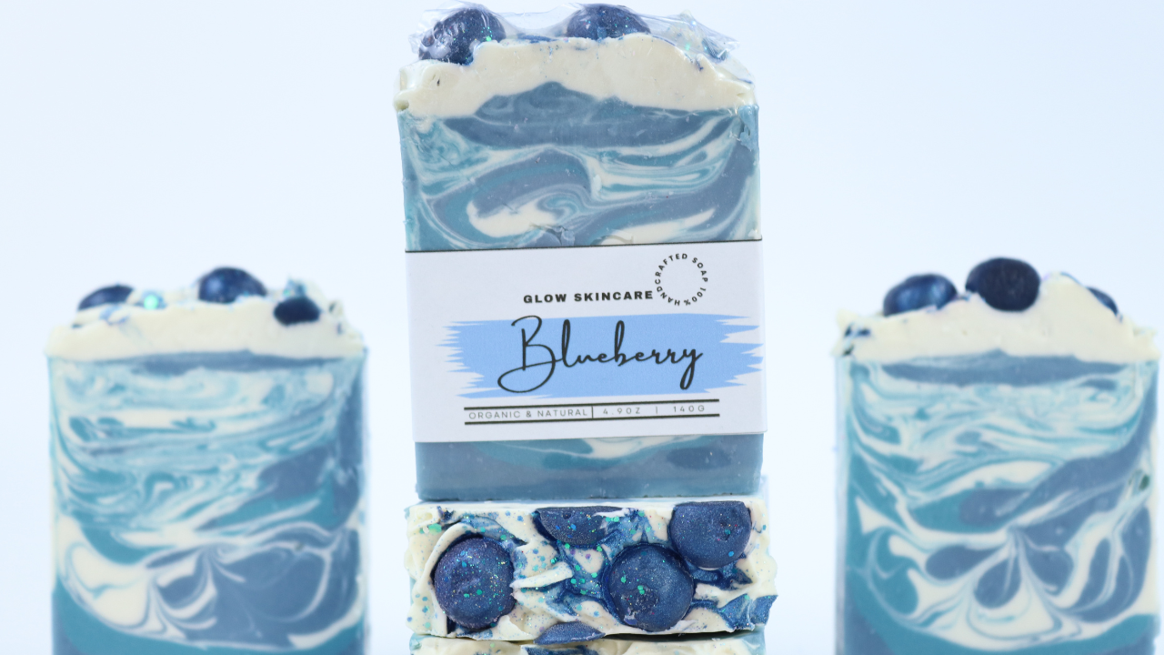 BLUEBERRY SOAP HANDMADE IN UAE