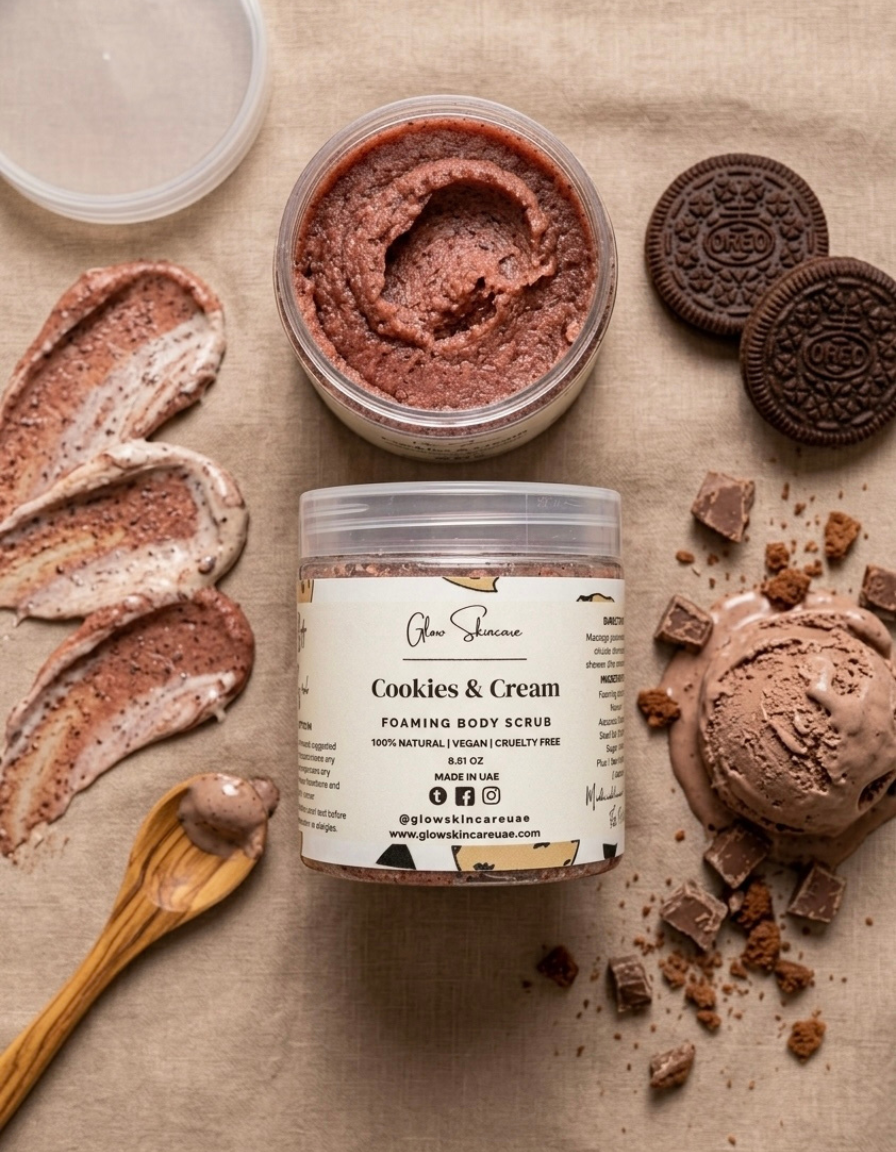 Cookies & Cream Body Scrub – UAE