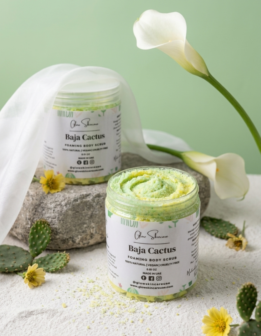 Baja Cactus Foaming Body Scrub – UAE