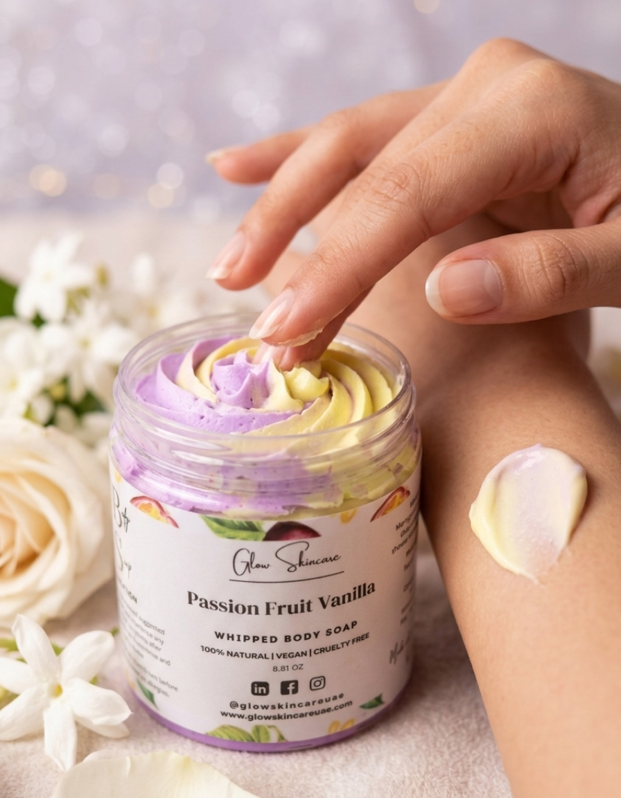 Passion Fruit Vanilla Whipped Body Soap – UAE
