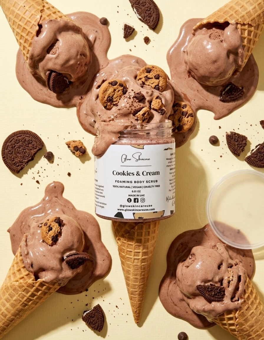 Cookies & Cream Body Scrub – UAE