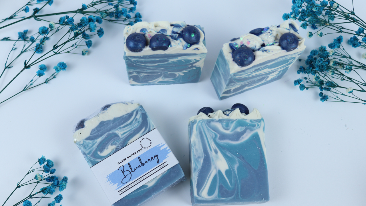 BLUEBERRY SOAP HANDMADE IN UAE