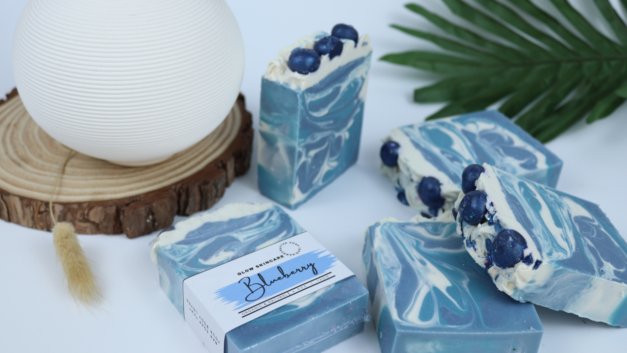 BLUEBERRY SOAP HANDMADE IN UAE