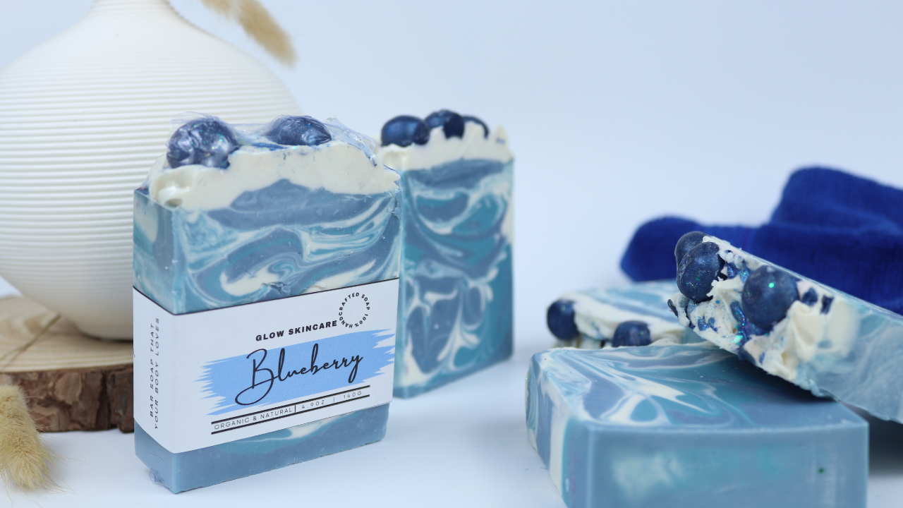 BLUEBERRY SOAP HANDMADE IN UAE