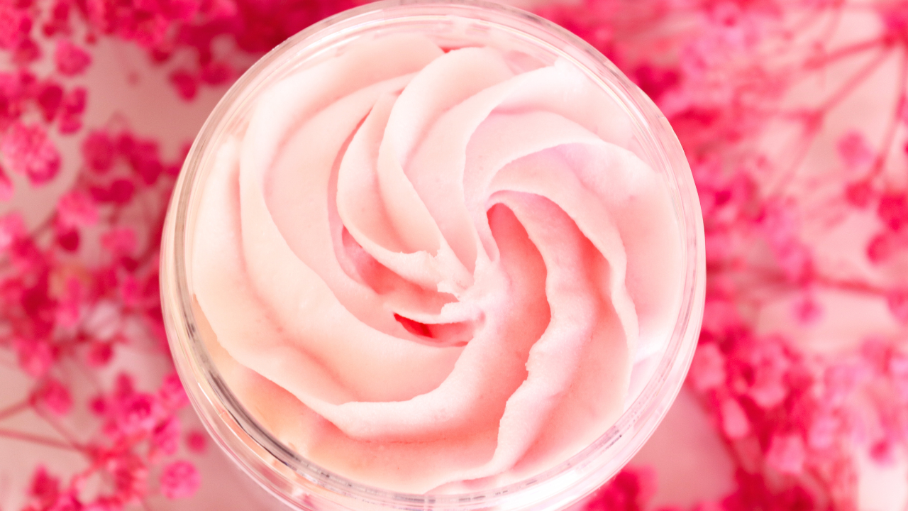 STRAWBERRY SHORT CAKE WHIPPED BODY SOAP