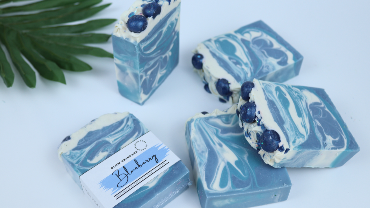 BLUEBERRY SOAP HANDMADE IN UAE