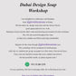 SSDA Dubai Design Soap Certificate Workshop | Professional Cold Process Soap Making Course