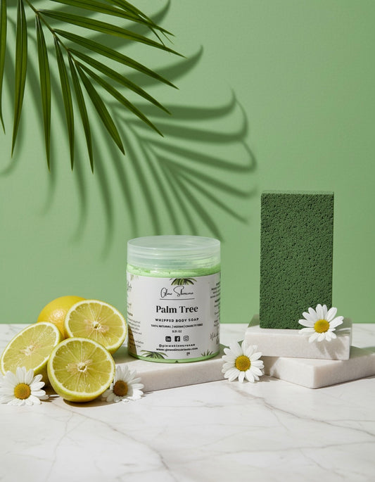 Palm Tree Whipped Body Soap – UAE