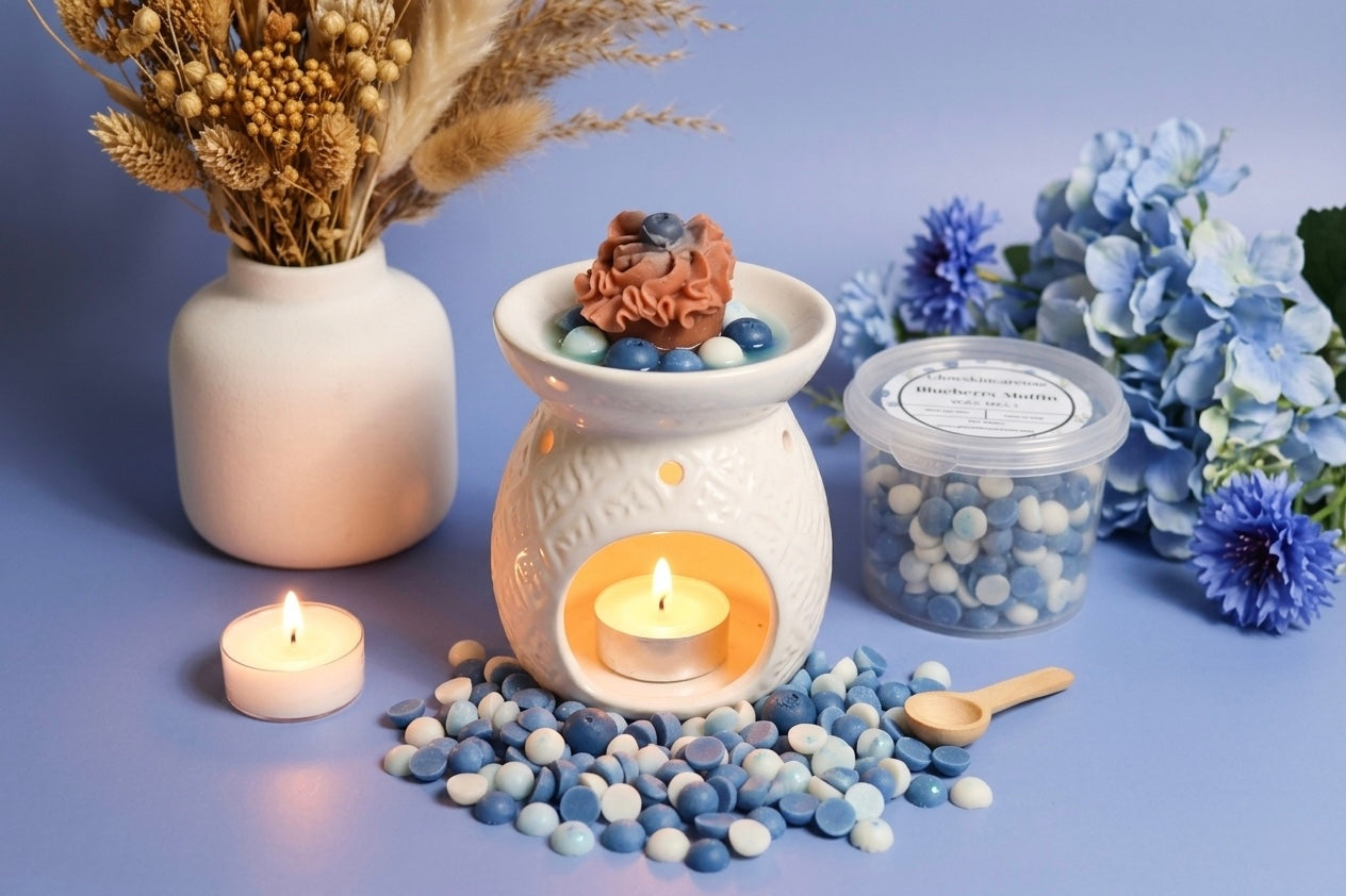 🫐 Blueberry Muffin Wax Melt – Sweet Bakery Home Fragrance (UAE)