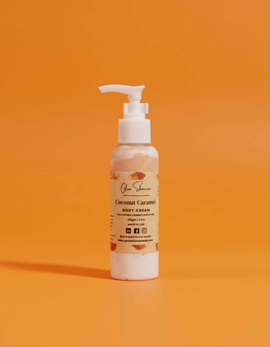 Tropical Coconut Caramel Lotion – Soft, Glowing Skin UAE