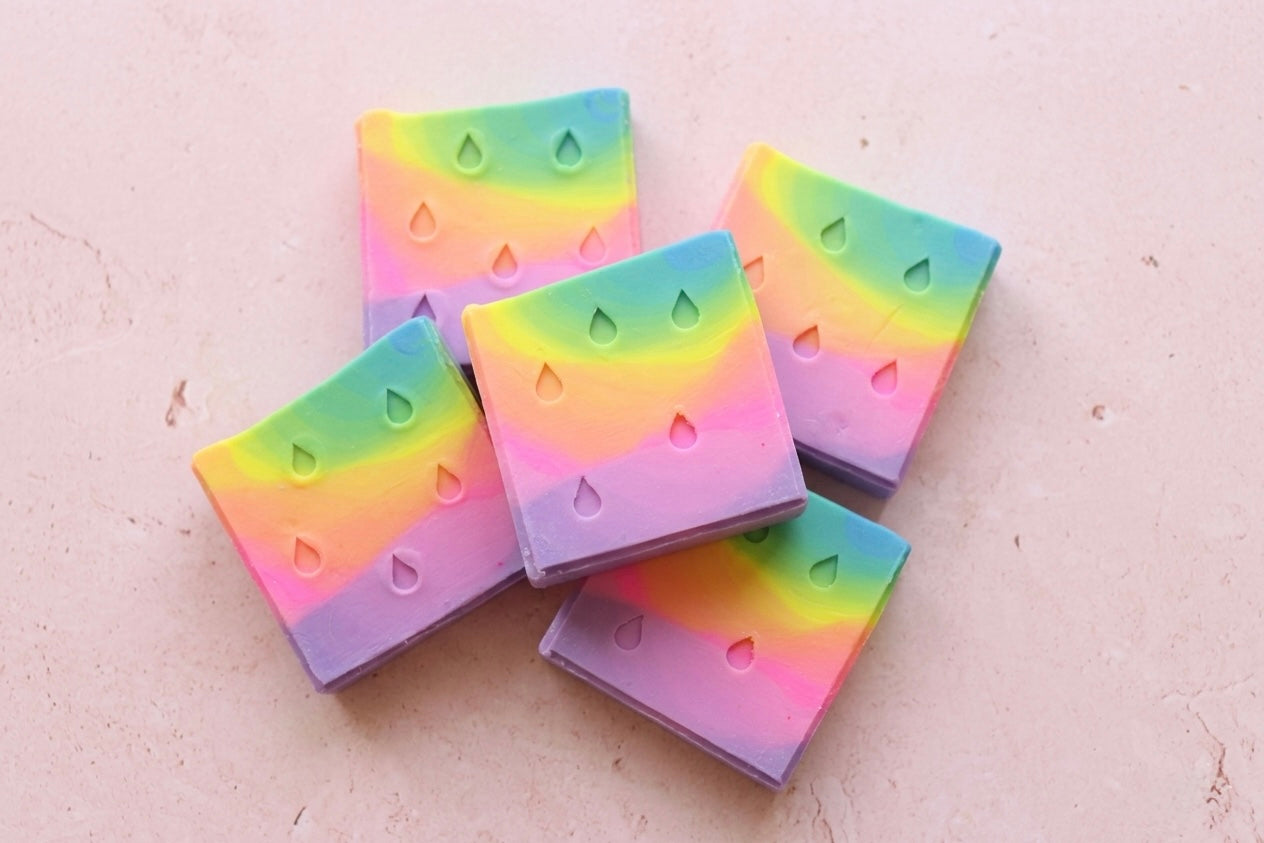 Rainbow Cold Process Soap | Handmade Soap UAE