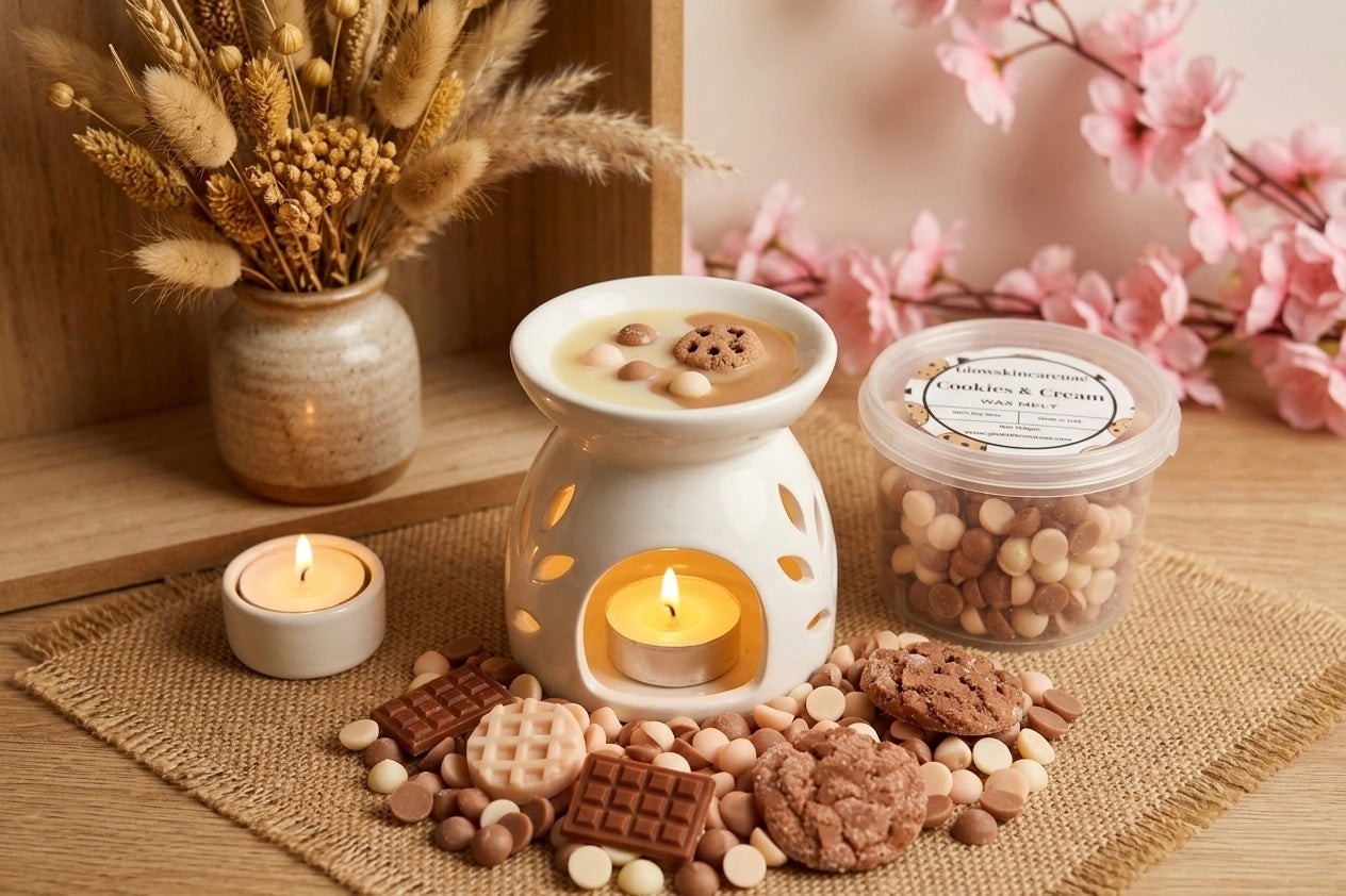 🍪 Cookies & Cream Wax Melt – Sweet Dessert Home Fragrance (UAE)