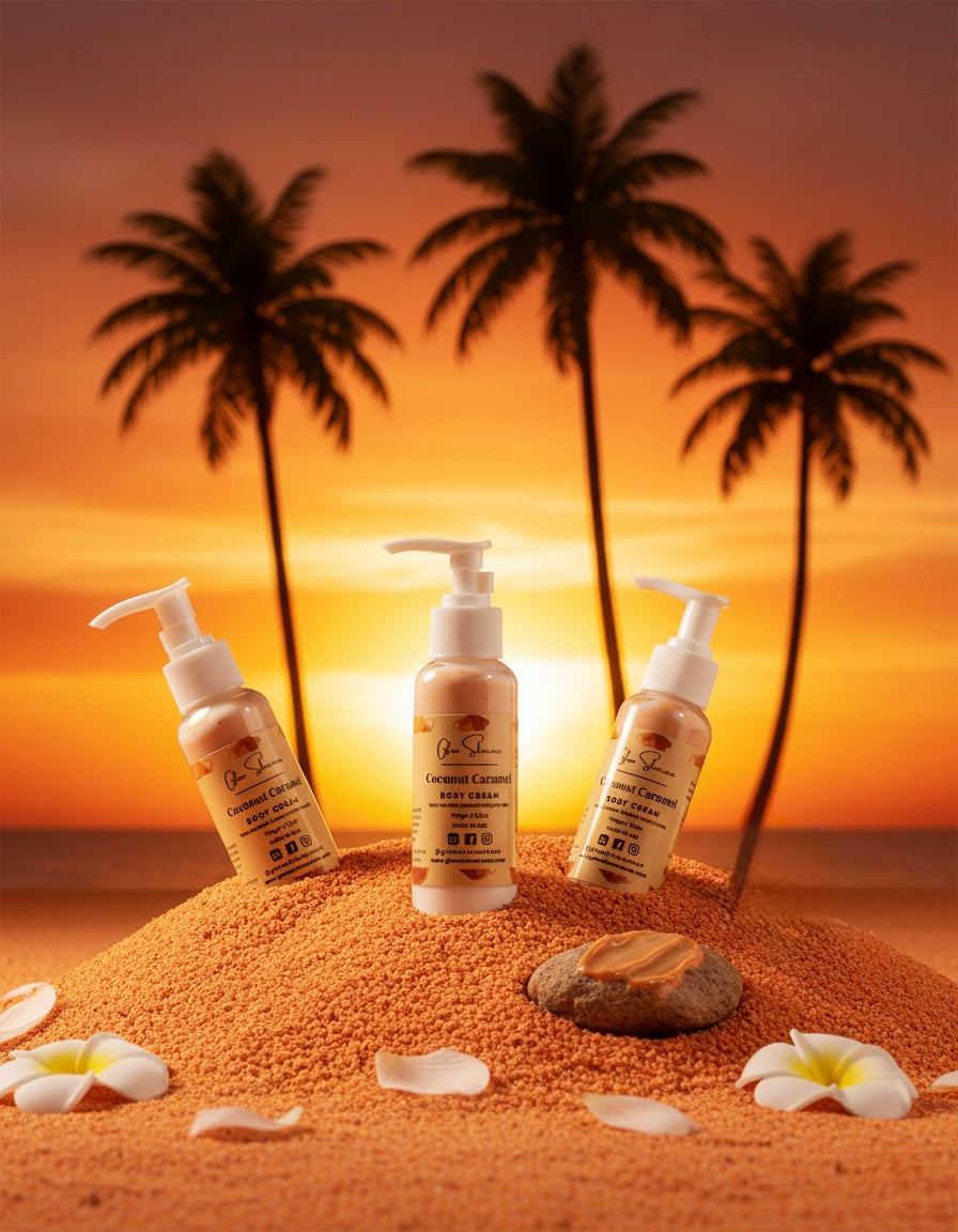 Tropical Coconut Caramel Lotion – Soft, Glowing Skin UAE