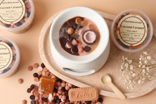 🥥🍮 Coconut Caramel Wax Melt – Creamy Sweet Gourmet Home Fragrance (UAE)