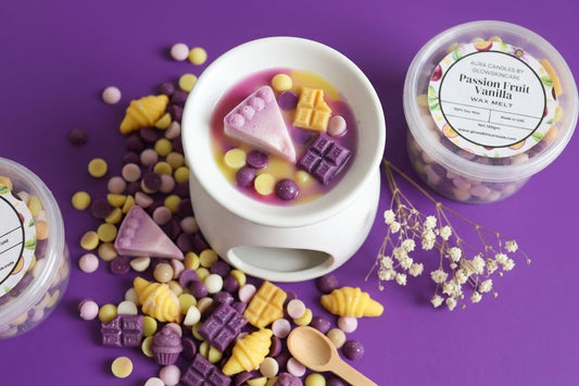 🍈🍦 Passion Fruit Vanilla Wax Melt – Tropical Sweet Home Fragrance (UAE)