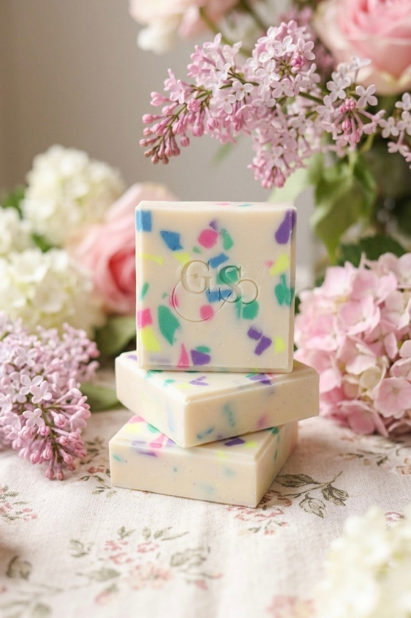 Confetti Cold Process Soap | Handmade Soap in UAE