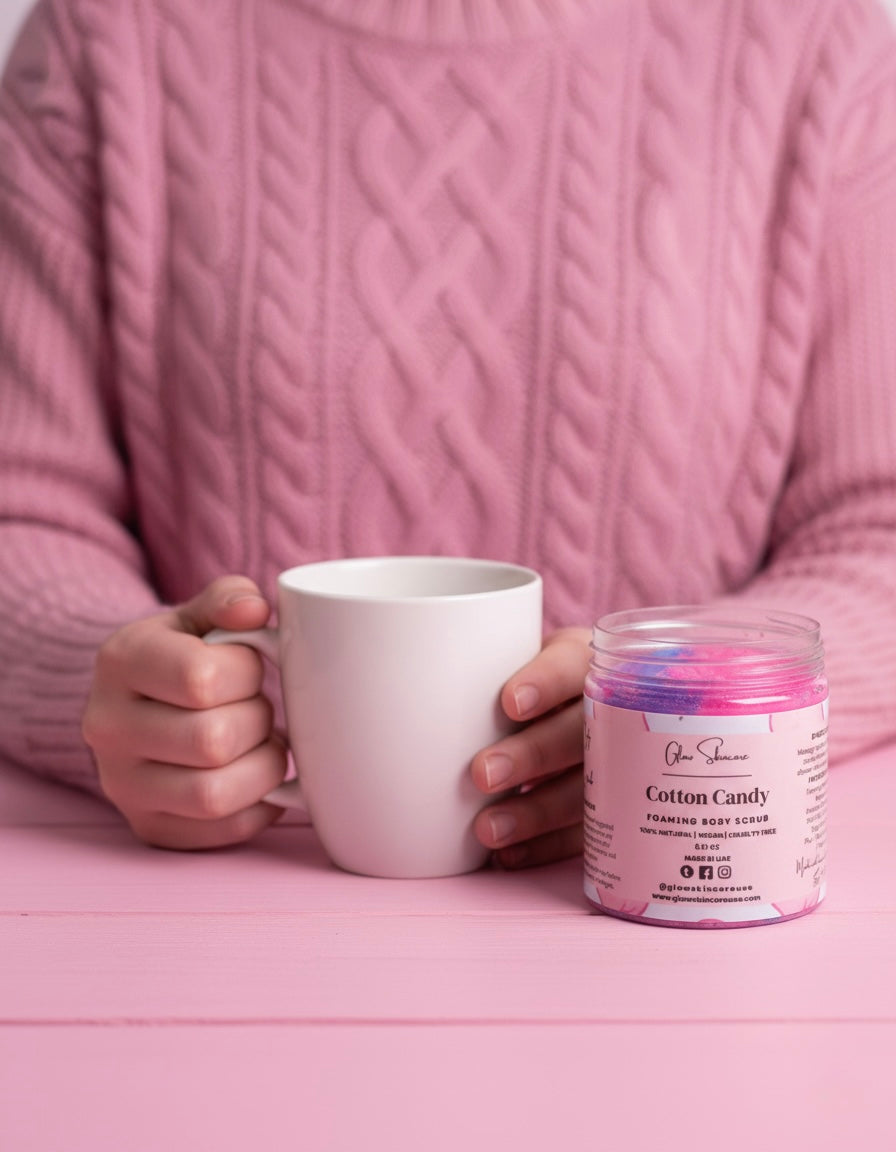 Sweet Cotton Candy Body Scrub – UAE