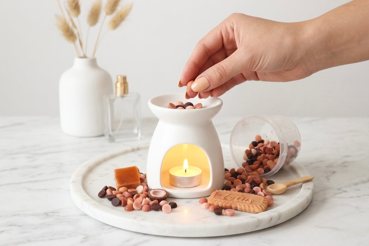 🥥🍮 Coconut Caramel Wax Melt – Creamy Sweet Gourmet Home Fragrance (UAE)