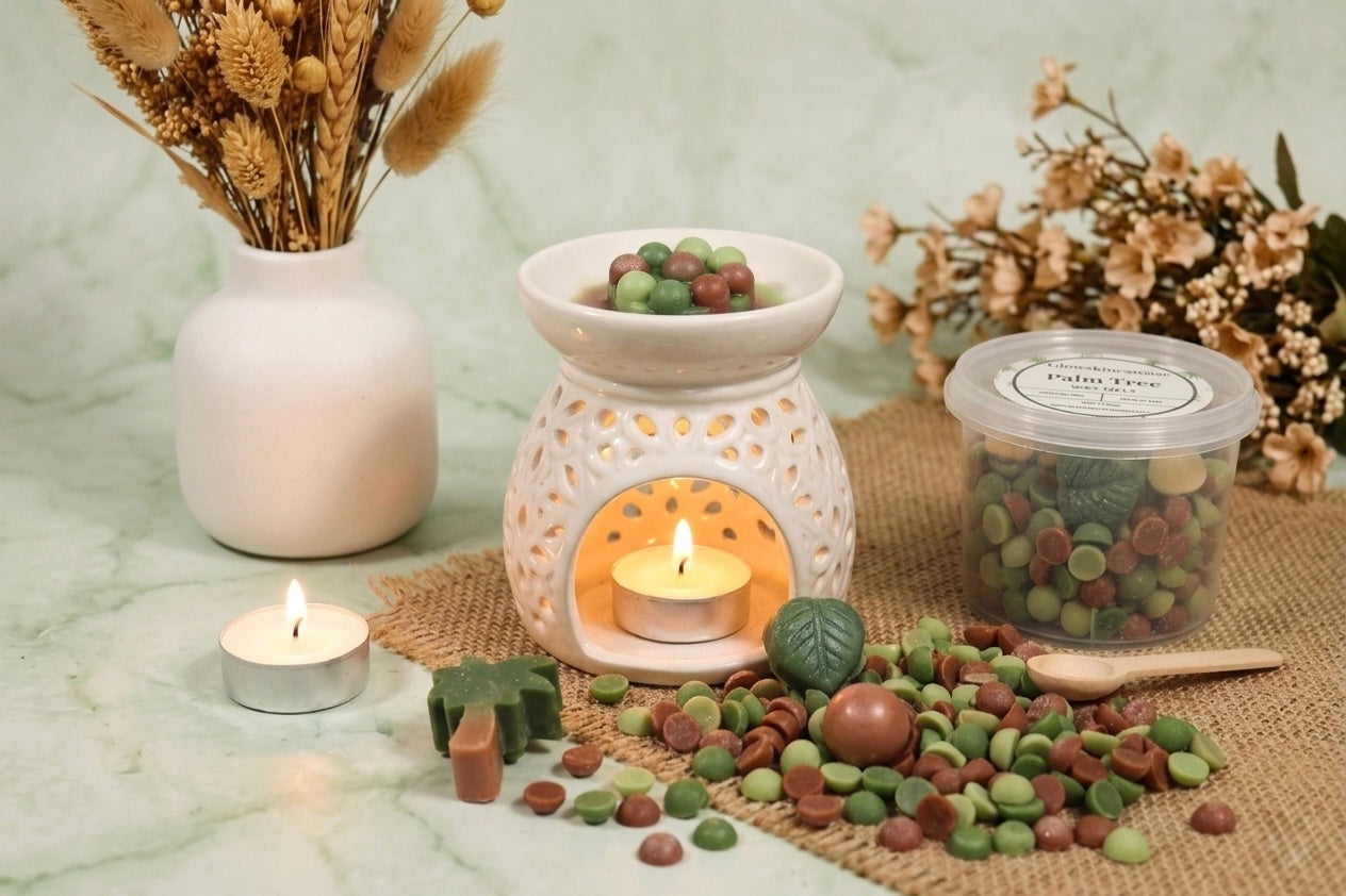 🌴 Palm Wax Melt – Tropical Fresh Clean Home Fragrance (UAE)