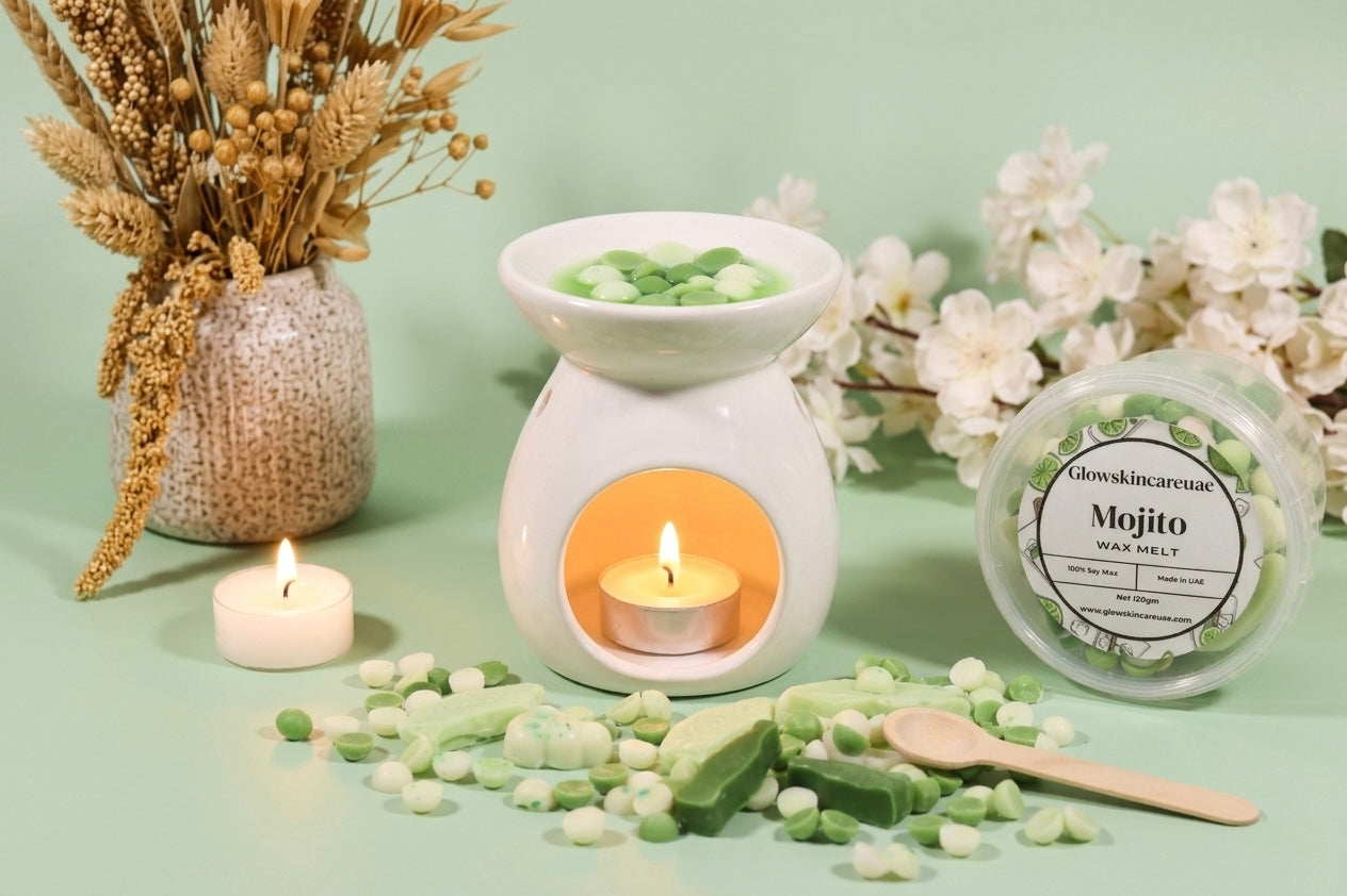 🍃 Mojito Wax Melt – Fresh Lime & Mint Home Fragrance (UAE)