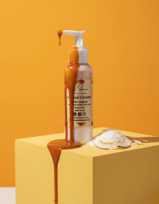 Tropical Coconut Caramel Lotion – Soft, Glowing Skin UAE