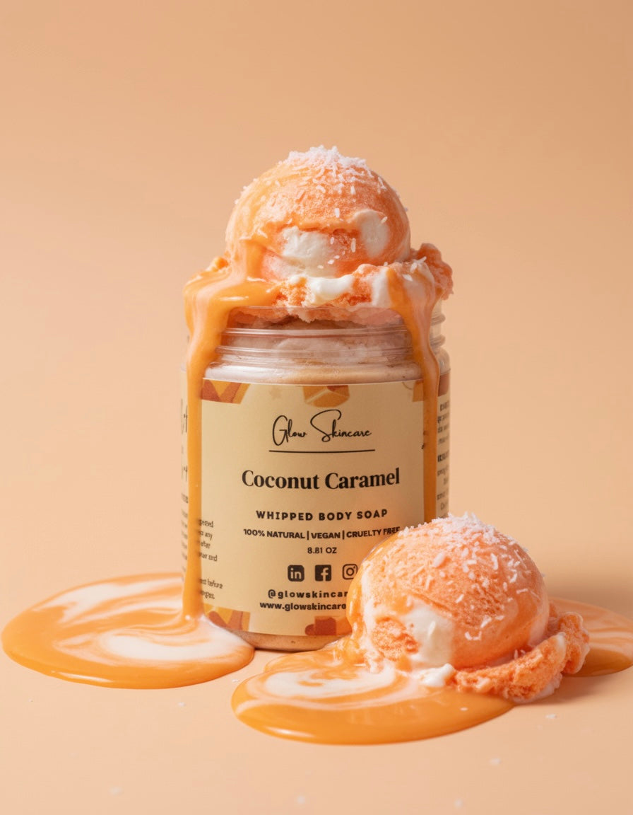 Coconut Caramel Whipped Body Soap – UAE