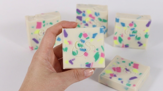 Confetti Cold Process Soap | Handmade Soap in UAE