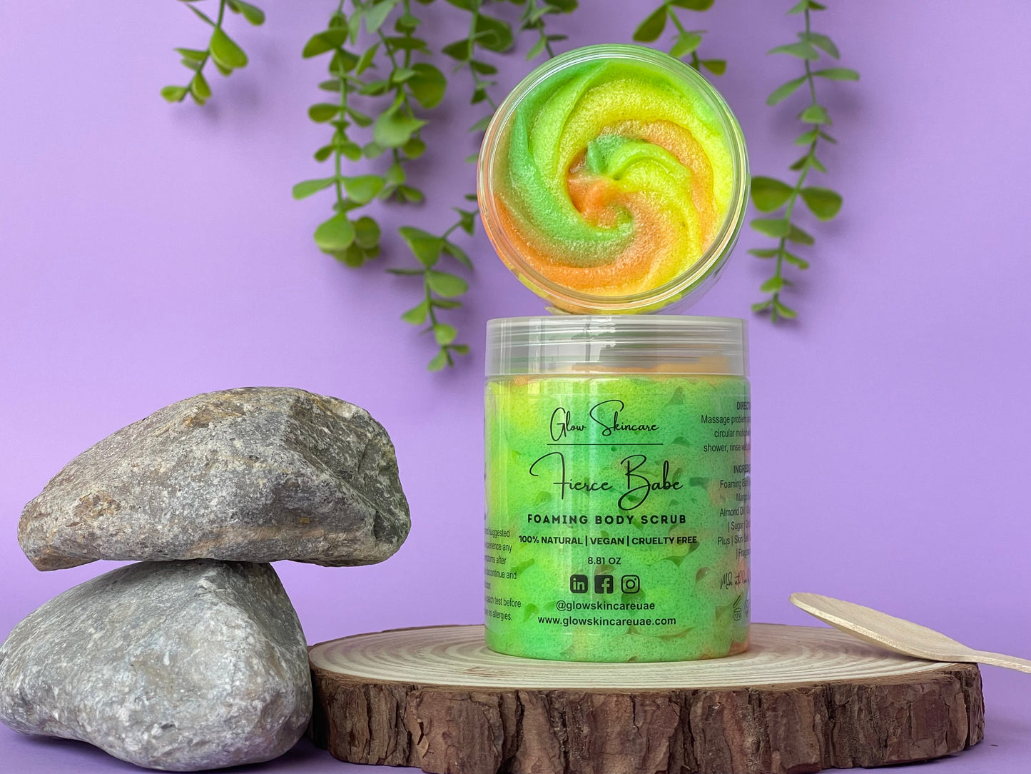 FIERCE BABE FOAMING BODY SCRUB