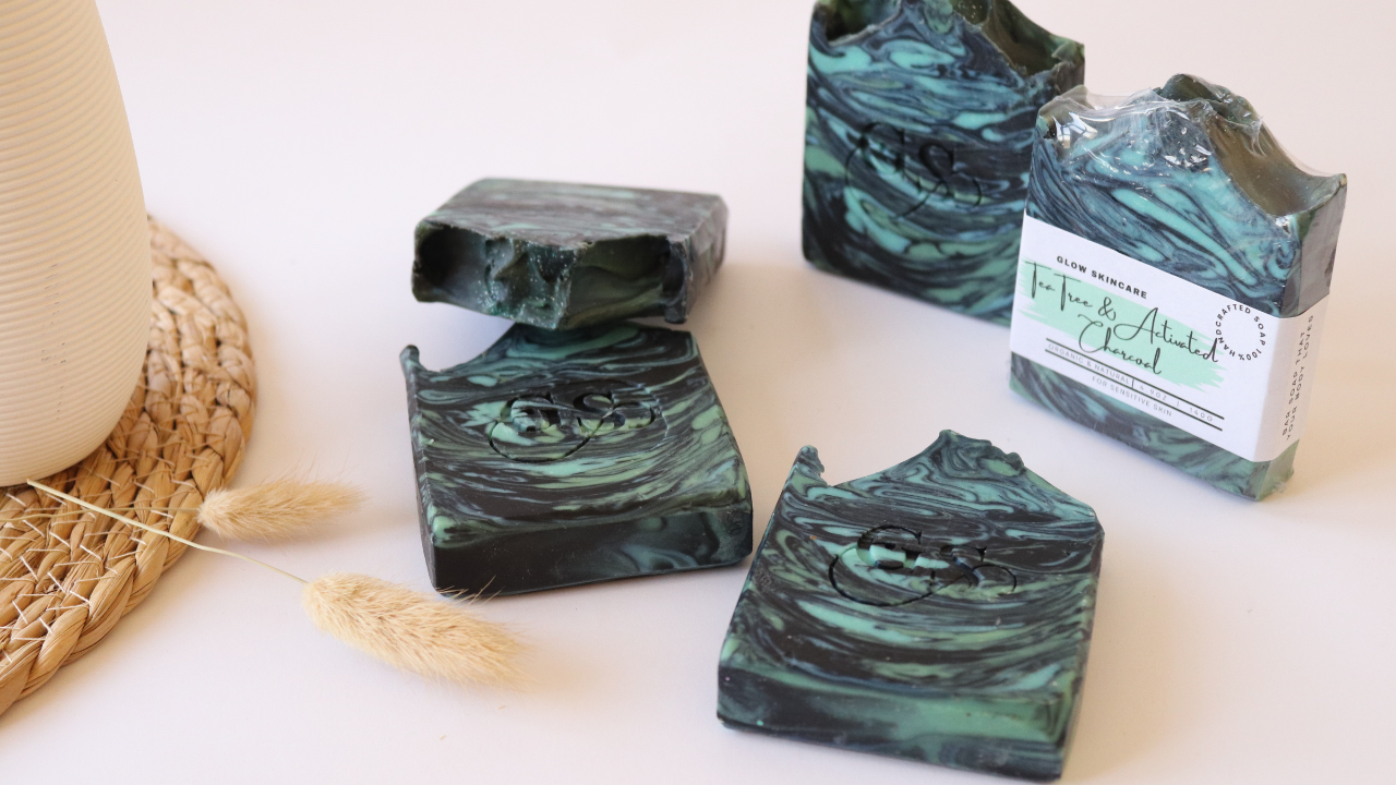 TEA TREE & ACTIVATED CHARCOAL SOAP BAR