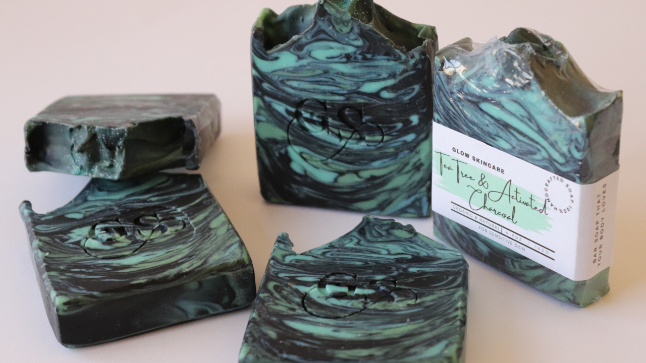 TEA TREE & ACTIVATED CHARCOAL SOAP BAR